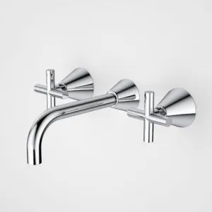 Classic Cross Wall Basin Set 5Star Lead Free | Made From Metal In Chrome Finish By Caroma by Caroma, a Bathroom Taps & Mixers for sale on Style Sourcebook