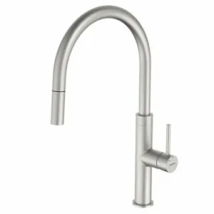 Liano II Pull-Out Sink Mixer 6Star Lead Free | Made From Brass In Brushed Nickel By Caroma by Caroma, a Kitchen Taps & Mixers for sale on Style Sourcebook