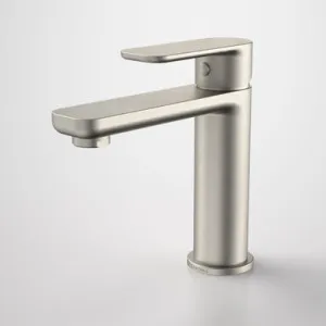 Luna Basin Mixer Brushed nickel 6Star | Made From Brass In Brushed Nickel By Caroma by Caroma, a Bathroom Taps & Mixers for sale on Style Sourcebook