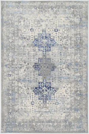 Delicate Navy Blue Oriental Rug by Wild Yarn, a Contemporary Rugs for sale on Style Sourcebook
