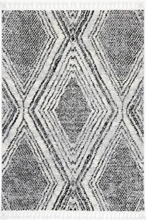Deano Black White Geometric Rug by Wild Yarn, a Contemporary Rugs for sale on Style Sourcebook