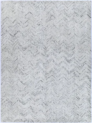 Herringbone Grey Rug by Wild Yarn, a Contemporary Rugs for sale on Style Sourcebook