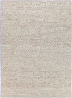 Inca 01C Beige Wool Rug by Wild Yarn, a Contemporary Rugs for sale on Style Sourcebook