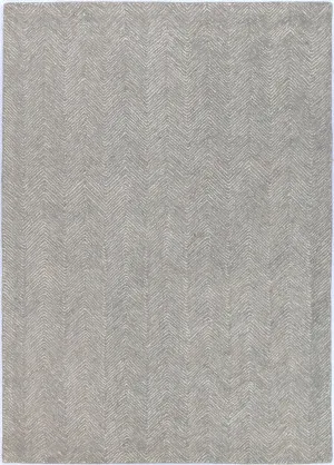 Chevron 11B Ash Rug Wool Rug by Wild Yarn, a Contemporary Rugs for sale on Style Sourcebook