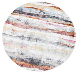 Illusion Modern Multi Round Rug by Wild Yarn, a Contemporary Rugs for sale on Style Sourcebook
