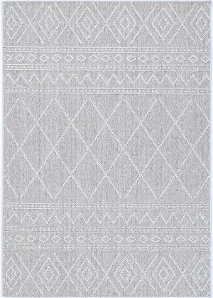 Courtyard Enya Indoor / Outdoor Grey Rug by Wild Yarn, a Outdoor Rugs for sale on Style Sourcebook