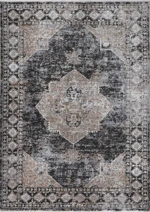 Chobi Vintage Lakeland Charcoal Beige  Rug by null, a Contemporary Rugs for sale on Style Sourcebook