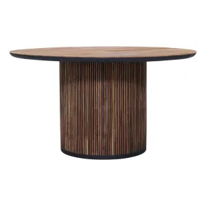 Monaco Round Dining Table 150cm in Reclaimed Teak by OzDesignFurniture, a Dining Tables for sale on Style Sourcebook