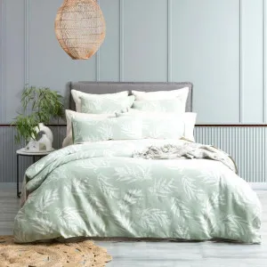 Renee Taylor Native Cotton Jacquard Juniper Quilt Cover Set by null, a Quilt Covers for sale on Style Sourcebook