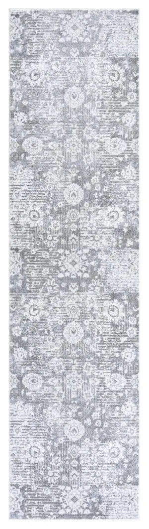 Indra Grey and Blue Runner Rug by Miss Amara, a Persian Rugs for sale on Style Sourcebook