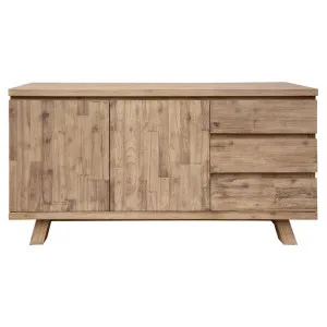 Camerory Acacia Timber 2 Door 3 Drawer Buffet Table, 160cm by Dodicci, a Sideboards, Buffets & Trolleys for sale on Style Sourcebook