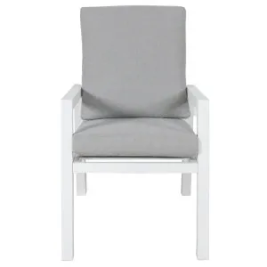 Otterburn Metal Outdoor Dining Chair, White by Dodicci, a Outdoor Chairs for sale on Style Sourcebook