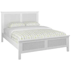 Nairn Acacia Timber & Rattan Bed, Queen by Dodicci, a Beds & Bed Frames for sale on Style Sourcebook