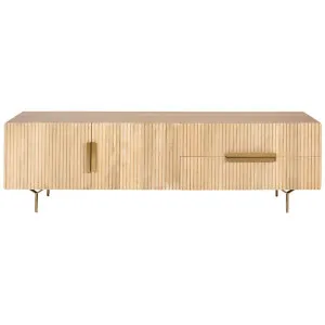 Dava Mango Wood 2 Door 2 Drawer TV Unit, 180cm, Natural by Dodicci, a Entertainment Units & TV Stands for sale on Style Sourcebook