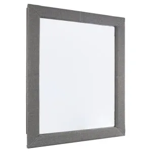 Mellong Fabric Frame Dressing Mirror, 90cm, Light Grey by Dodicci, a Mirrors for sale on Style Sourcebook