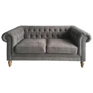 Lyth Fabric Chesterfield Sofa, 2 Seater by Dodicci, a Sofas for sale on Style Sourcebook