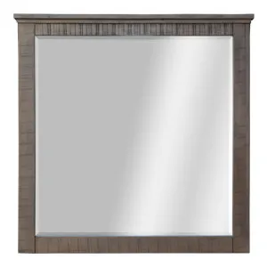 Amherst Rustic Pine Timber Dressing Mirror, 100cm by Dodicci, a Mirrors for sale on Style Sourcebook
