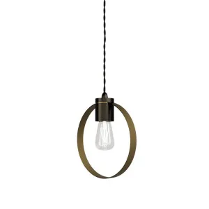 Parlour Ring Brass Pendant Light, Iron by Lighting Republic, a Pendant Lighting for sale on Style Sourcebook