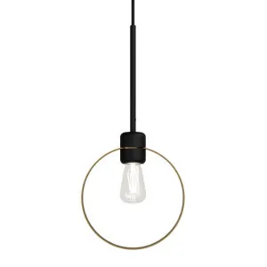 Parlour Lite Ring Metal Pendant Light, Black by Lighting Republic, a Pendant Lighting for sale on Style Sourcebook