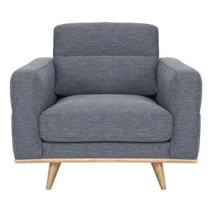 Astrid Armchair in Talent Denim / Clear Leg by OzDesignFurniture, a Sofas for sale on Style Sourcebook