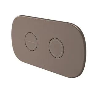 Contura II Invisi Series II® Round Dc Dual Flush Button Panel | Made From Metal In Brushed Bronze By Caroma by Caroma, a Toilets & Bidets for sale on Style Sourcebook