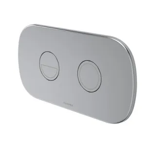 Contura II Invisi Series II® Round Dc Dual Flush Button Panel | Made From Metal In Chrome Finish By Caroma by Caroma, a Toilets & Bidets for sale on Style Sourcebook