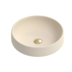 Jean Above Counter Basin Butter | Made From Concrete In Yellow By ADP by ADP, a Basins for sale on Style Sourcebook
