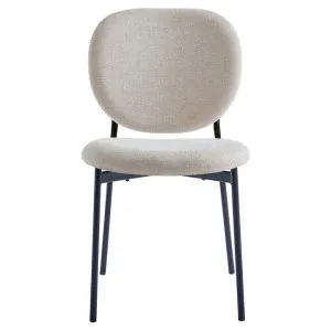 Archie Fabric & Metal Dining Chair, Coconut by HOMESTAR, a Dining Chairs for sale on Style Sourcebook