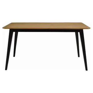 Kanaka Wooden Dining Table, 140cm, Natural / Black by HOMESTAR, a Dining Tables for sale on Style Sourcebook
