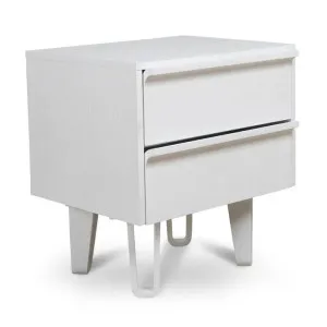 Evans Bedside Table - Full White by Interior Secrets - AfterPay Available by Interior Secrets, a Bedside Tables for sale on Style Sourcebook
