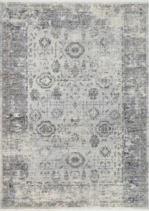 Astraeus Albireo Grey Floral Rug by Wild Yarn, a Contemporary Rugs for sale on Style Sourcebook