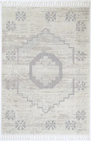 Origin Claudette White & Grey Rug by Wild Yarn, a Contemporary Rugs for sale on Style Sourcebook