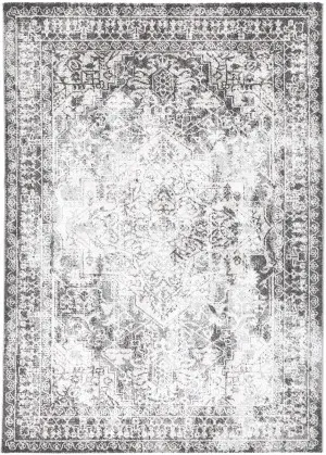 June Carine Ivory & Grey Transitional Rug by Wild Yarn, a Contemporary Rugs for sale on Style Sourcebook