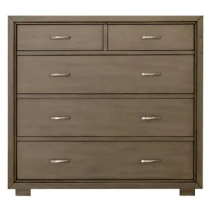 Corwin Poplar Timber 5 Drawer Tallboy by Cosyhut, a Dressers & Chests of Drawers for sale on Style Sourcebook