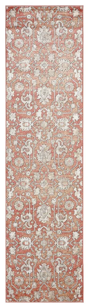Gracie Terracotta Transitional Runner Rug by Miss Amara, a Contemporary Rugs for sale on Style Sourcebook
