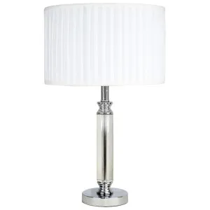 Elrick Metal & Glass Base Table Lamp by Cristaletta Living, a Table & Bedside Lamps for sale on Style Sourcebook