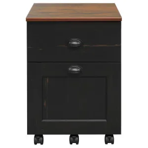 Dryburgh Mobile Filling Cabinet, Antique Black by Modish, a Filing Cabinets for sale on Style Sourcebook