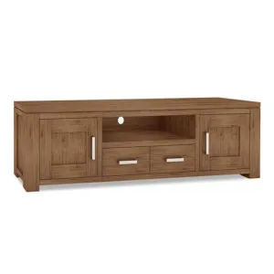 Ashton Solid Acacia Timber 2 Door 2 Drawer 220cm TV Unit by Dodicci, a Entertainment Units & TV Stands for sale on Style Sourcebook