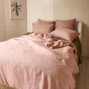 French Linen Duvet Cover - Lotus by Eadie Lifestyle, a Quilt Covers for sale on Style Sourcebook