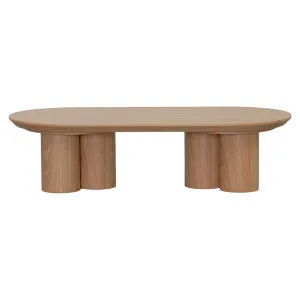Lonholt Wooden Oval Coffee Table, 130cm, Natural by Conception Living, a Coffee Table for sale on Style Sourcebook
