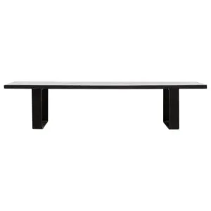 Darton Reclaimed Elm Timber & Steel Dining Bench, 200cm, Black by Conception Living, a Dining Tables for sale on Style Sourcebook
