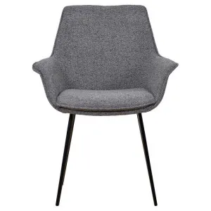 Baldivis Fabric Dining Armchair, Set of 2, Spec Charcoal by Conception Living, a Dining Chairs for sale on Style Sourcebook