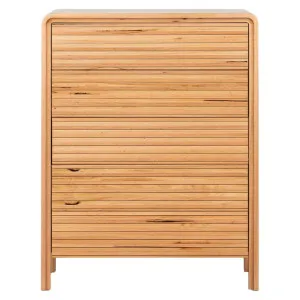 Ermita Messmate Timber 5 Drawer Tallboy by Conception Living, a Dressers & Chests of Drawers for sale on Style Sourcebook