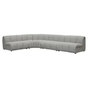 Driomor Fabric Modular Corner Sofa, 7 Seater, Grey by Conception Living, a Sofas for sale on Style Sourcebook