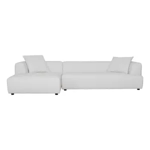 Rubin 3 Seater Sofa + Chaise LHF in Het White by OzDesignFurniture, a Sofas for sale on Style Sourcebook