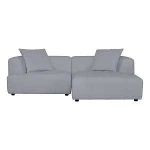 Rubin 1.5 Seater + Chaise Sofa RHF in Het Cement by OzDesignFurniture, a Sofas for sale on Style Sourcebook