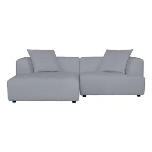 Rubin 1.5 Seater + Chaise Sofa LHF in Het Cement by OzDesignFurniture, a Sofas for sale on Style Sourcebook