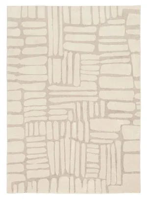 Raquel Grey Abstract Pattern Washable Rug by Miss Amara, a Other Rugs for sale on Style Sourcebook