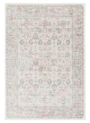 Melrose Cream and Pink Traditional Rug by Miss Amara, a Persian Rugs for sale on Style Sourcebook