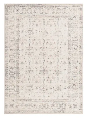 Maplewood Cream and Pink Traditional Rug by Miss Amara, a Persian Rugs for sale on Style Sourcebook